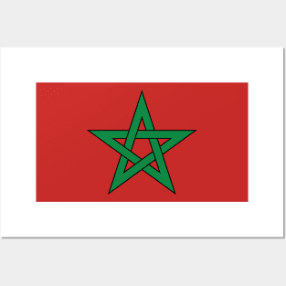 Morocco - Moroccan Flag Posters and Art